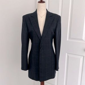 Nino Danielle Loro Piano 100% Cashmere navy blue blazer Italy Sz M